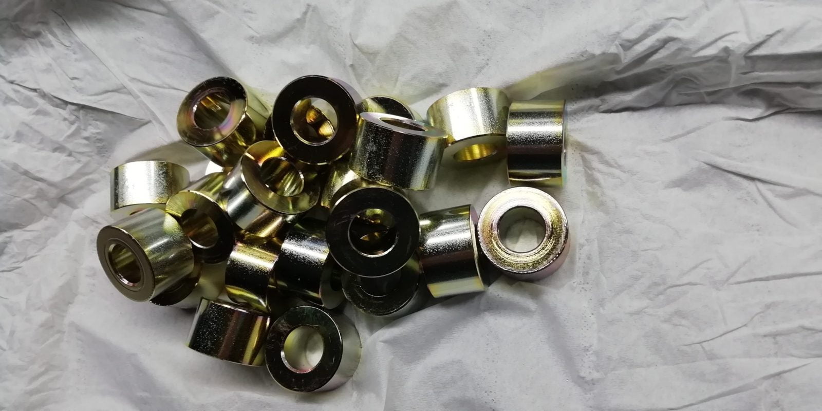 Electroplated Turned spacers